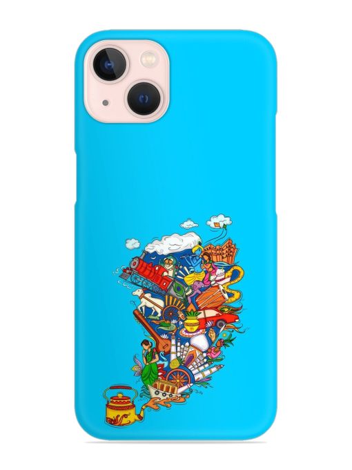 Vector Design Indian Snap Case for Apple Iphone 14 Edge Zapvi