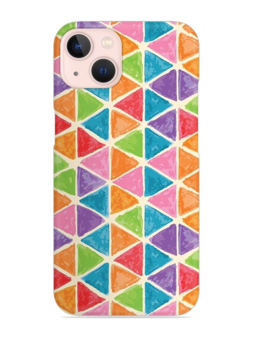 Seamless Colorful Isometric Snap Case for Apple Iphone 14 Edge Zapvi