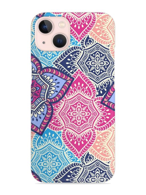 Ethnic Floral Seamless Snap Case for Apple Iphone 14 Edge Zapvi