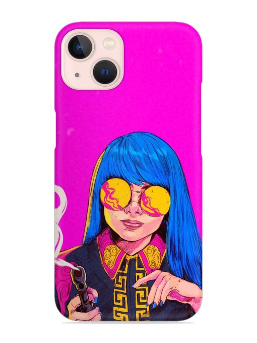 Aesthetic Anime Girl Snap Case for Apple Iphone 14 Edge Zapvi