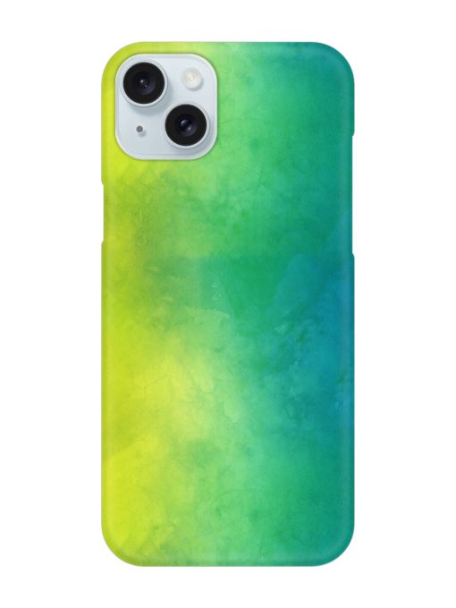 Yellow Green Gradient Snap Case for Apple Iphone 15 Plus Edge Zapvi