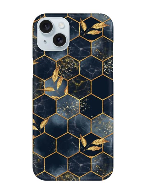 Marble Hexagon Seamless Snap Case for Apple Iphone 15 Plus Edge Zapvi