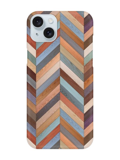 Seamless Wood Parquet Snap Case for Apple Iphone 15 Plus Edge Zapvi