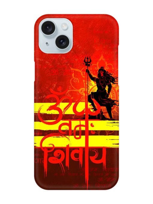 Illustration Lord Shiva Snap Case for Apple Iphone 15 Plus Edge Zapvi