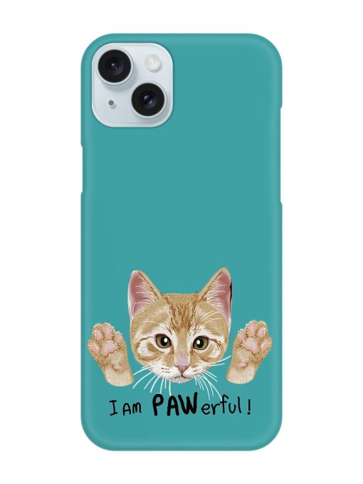 Typography Slogan Cat Snap Case for Apple Iphone 15 Plus Edge Zapvi