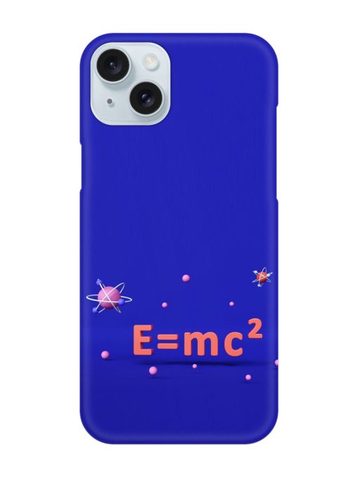 Formula Relativity Equation Snap Case for Apple Iphone 15 Plus Edge Zapvi