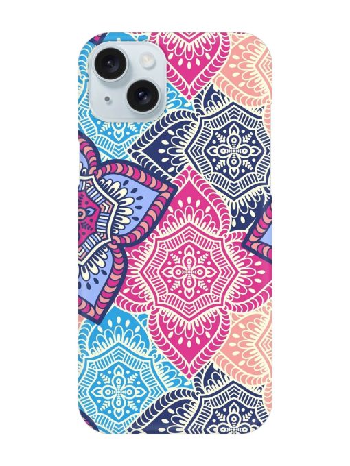 Ethnic Floral Seamless Snap Case for Apple Iphone 15 Plus Edge Zapvi