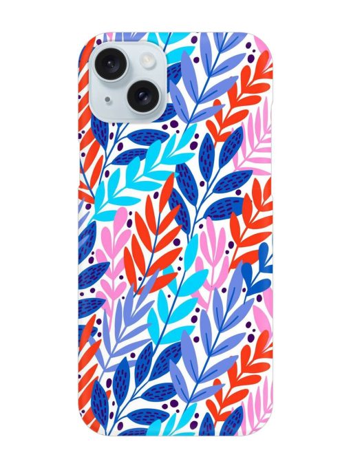 Bright Floral Tropical Snap Case for Apple Iphone 15 Plus Edge Zapvi