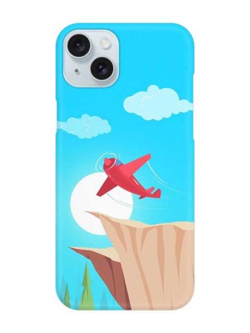 Small Planes In Flight Snap Case for Apple Iphone 15 Plus Edge Zapvi