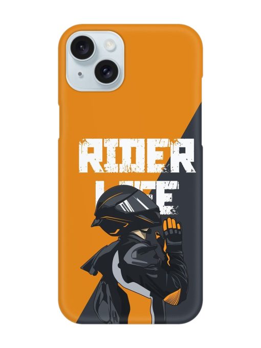 Rider Life Snap Case for Apple Iphone 15 Plus Edge Zapvi