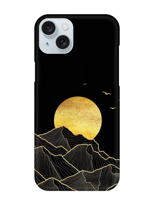 Golden Sunrise Snap Case for Apple Iphone 15 Plus Edge Zapvi