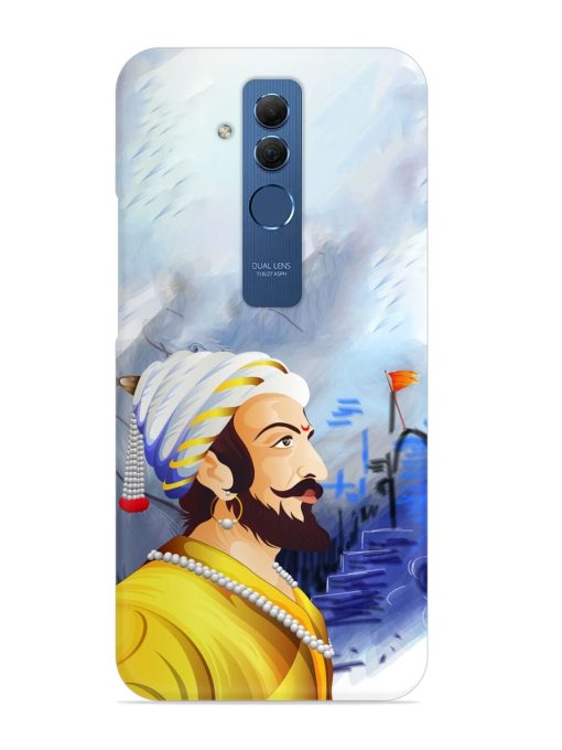 Shivaji Maharaj Color Paint Art Snap Case for Honor Mate 20 Lite Edge Zapvi