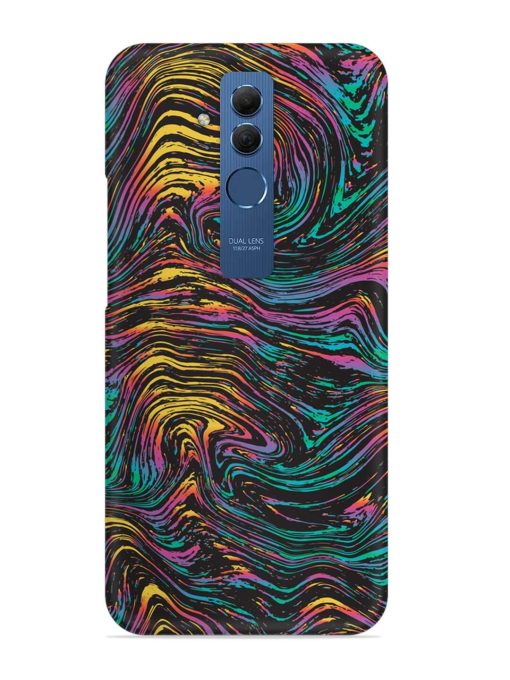 Abstract Liquid Colors Snap Case for Honor Mate 20 Lite Edge Zapvi