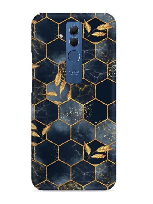 Marble Hexagon Seamless Snap Case for Honor Mate 20 Lite Edge Zapvi