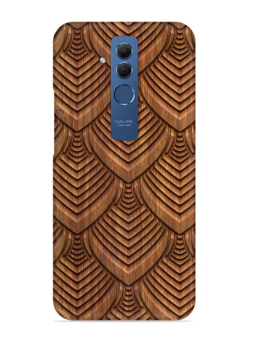 Carved Pattern On Snap Case for Honor Mate 20 Lite Edge Zapvi