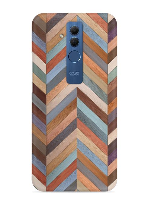 Seamless Wood Parquet Snap Case for Honor Mate 20 Lite Edge Zapvi