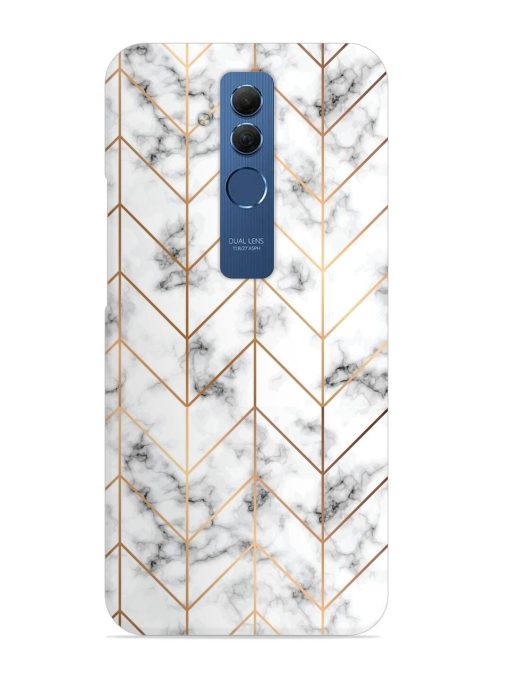 Vector Marble Texture Snap Case for Honor Mate 20 Lite Edge Zapvi