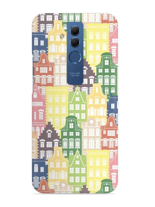 Seamless Shapes Pattern Snap Case for Honor Mate 20 Lite Edge Zapvi