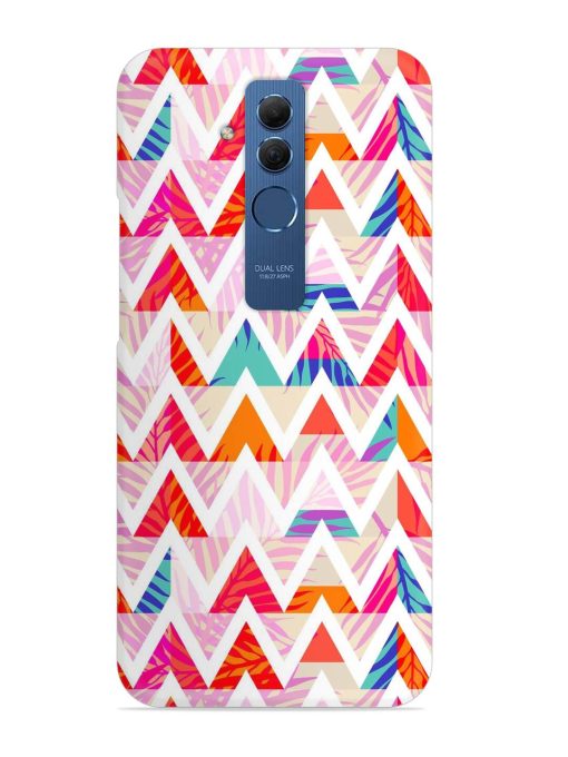 Abstract Triangle Background Snap Case for Honor Mate 20 Lite Edge Zapvi