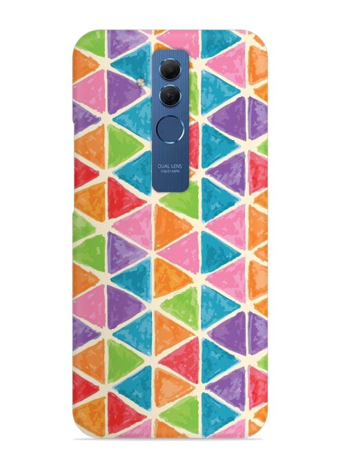 Seamless Colorful Isometric Snap Case for Honor Mate 20 Lite Edge Zapvi