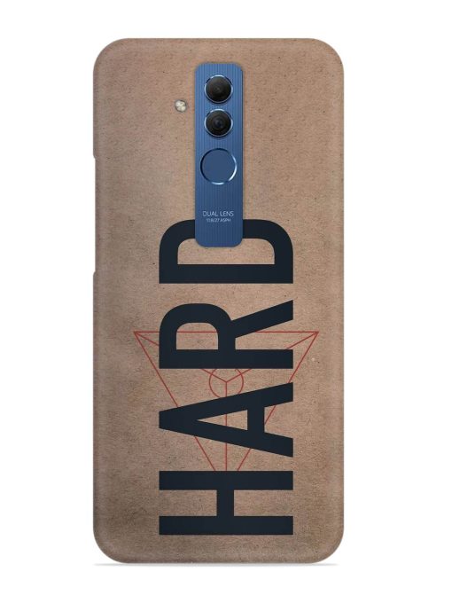 Hard Typo Snap Case for Honor Mate 20 Lite Edge Zapvi