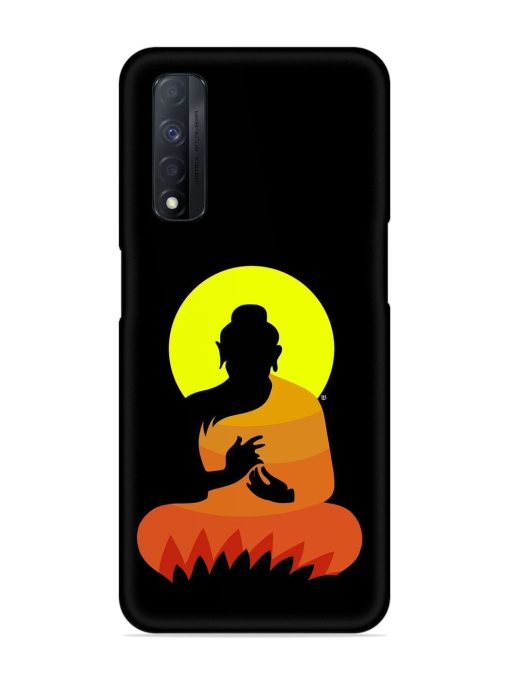 Buddha Art Black Snap Case for Realme Narzo 30 (4G) Edge Zapvi