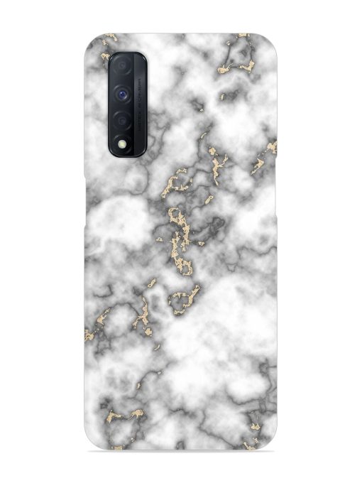 Gray And Gold Marble Snap Case for Realme Narzo 30 (4G) Edge Zapvi