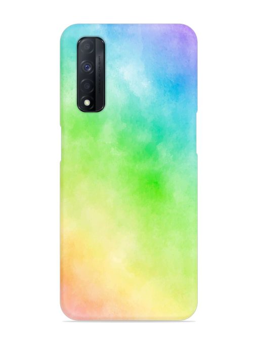 Watercolor Mixture Snap Case for Realme Narzo 30 (4G) Edge Zapvi