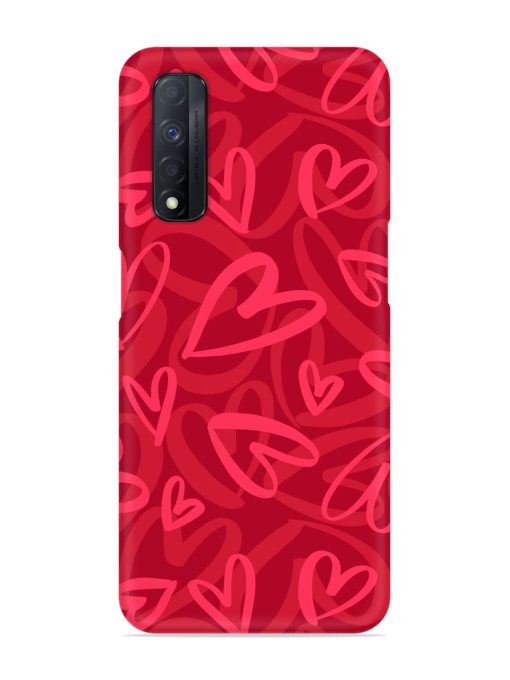 Seamless Romantic Pattern Snap Case for Realme Narzo 30 (4G) Edge Zapvi