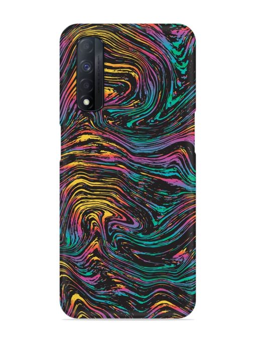 Abstract Liquid Colors Snap Case for Realme Narzo 30 (4G) Edge Zapvi