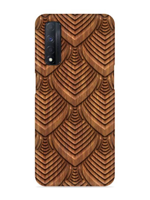 Carved Pattern On Snap Case for Realme Narzo 30 (4G) Edge Zapvi