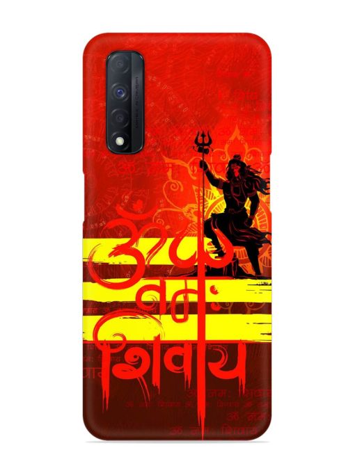 Illustration Lord Shiva Snap Case for Realme Narzo 30 (4G) Edge Zapvi