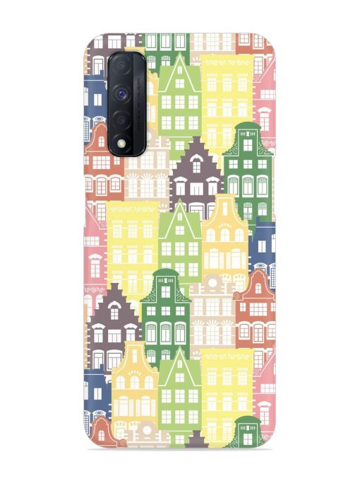 Seamless Shapes Pattern Snap Case for Realme Narzo 30 (4G) Edge Zapvi