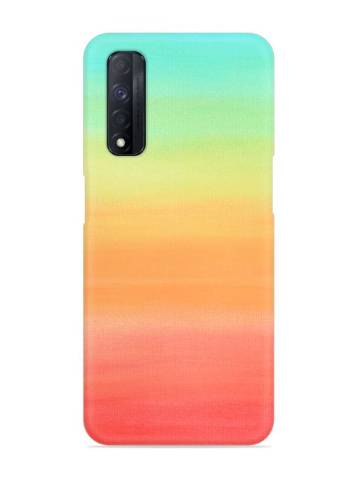 Background Sky Watercolor Snap Case for Realme Narzo 30 (4G) Edge Zapvi