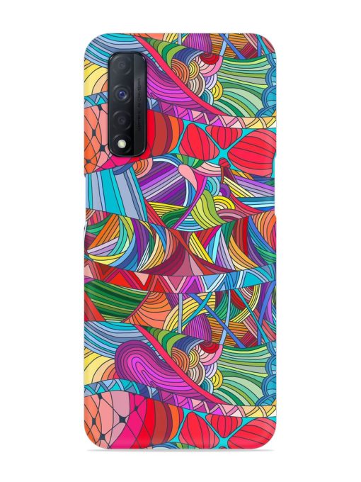 Seamless Patterns Hand Drawn Snap Case for Realme Narzo 30 (4G) Edge Zapvi