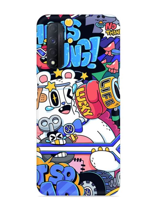 Universal Doodle Snap Case for Realme Narzo 30 (4G) Edge Zapvi