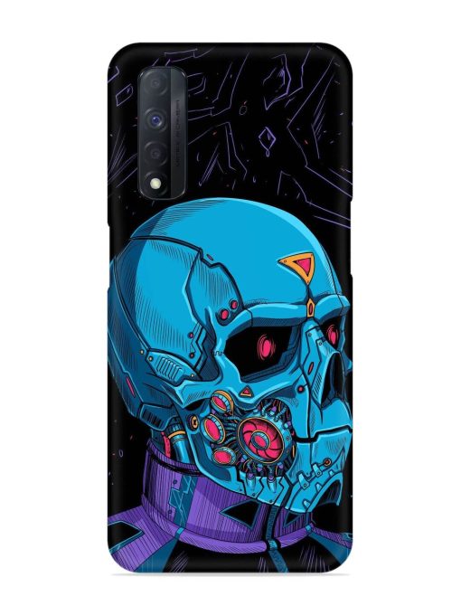 Skull Robo Vector Snap Case for Realme Narzo 30 (4G) Edge Zapvi