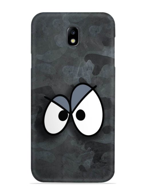 Big Eyes Night Mode Snap Case for Samsung Galaxy J7 (2017) Edge Zapvi