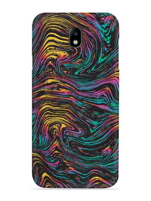 Abstract Liquid Colors Snap Case for Samsung Galaxy J7 (2017) Edge Zapvi