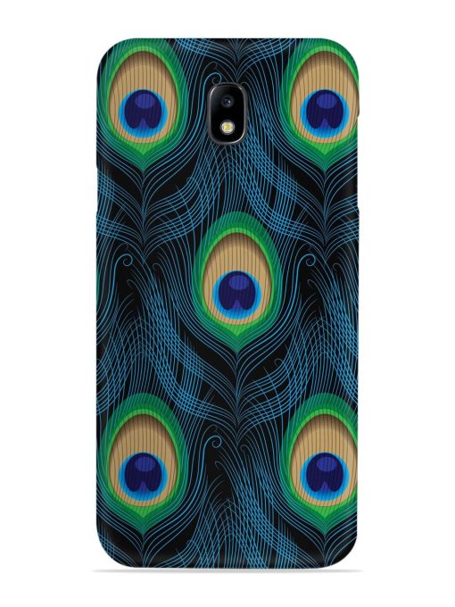 Seamless Pattern Peacock Snap Case for Samsung Galaxy J7 (2017) Edge Zapvi