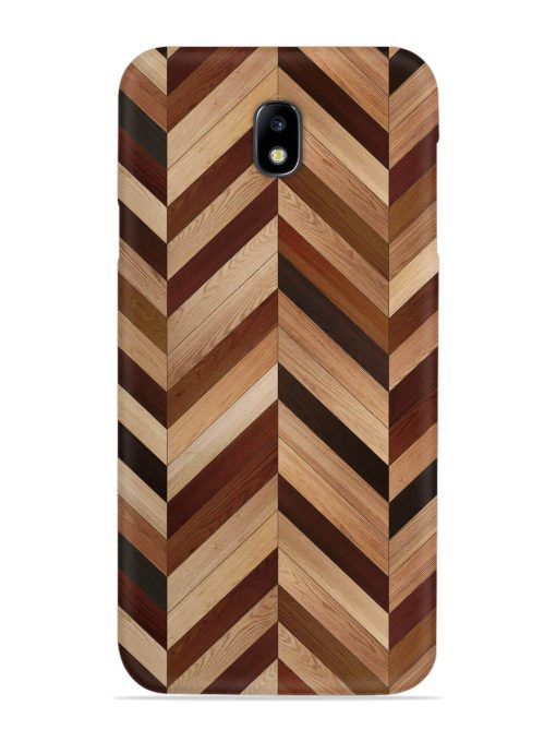 Seamless Wood Parquet Snap Case for Samsung Galaxy J7 (2017) Edge Zapvi