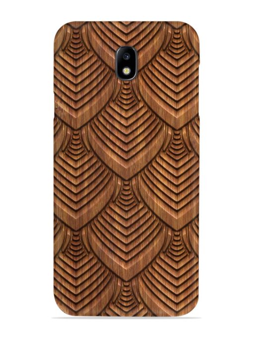 Carved Pattern On Snap Case for Samsung Galaxy J7 (2017) Edge Zapvi