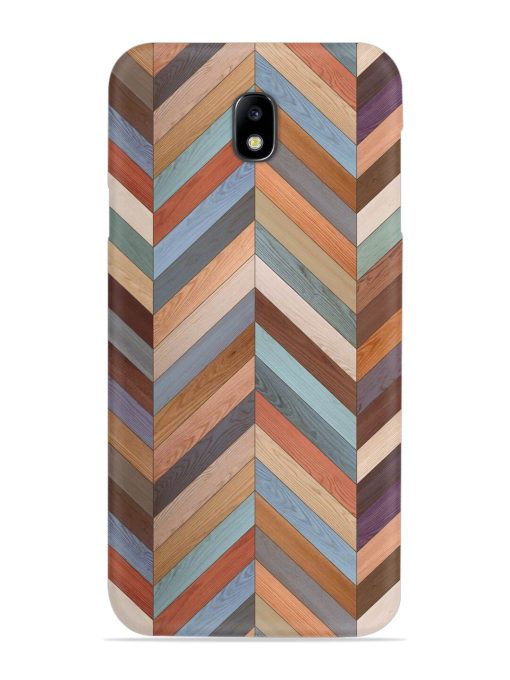 Seamless Wood Parquet Snap Case for Samsung Galaxy J7 (2017) Edge Zapvi