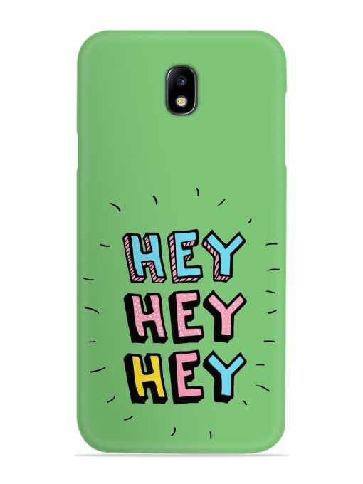 Hey Vector Cartoon Snap Case for Samsung Galaxy J7 (2017) Edge Zapvi