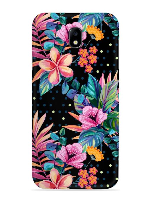 Seamless Floral Pattern Snap Case for Samsung Galaxy J7 (2017) Edge Zapvi