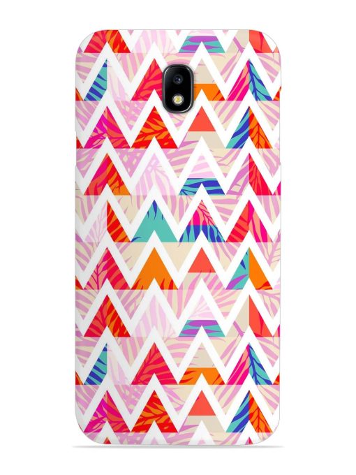 Abstract Triangle Background Snap Case for Samsung Galaxy J7 (2017) Edge Zapvi