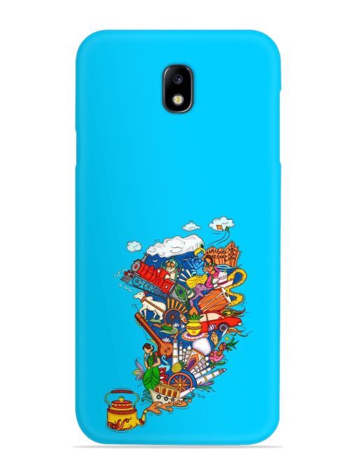 Vector Design Indian Snap Case for Samsung Galaxy J7 (2017) Edge Zapvi