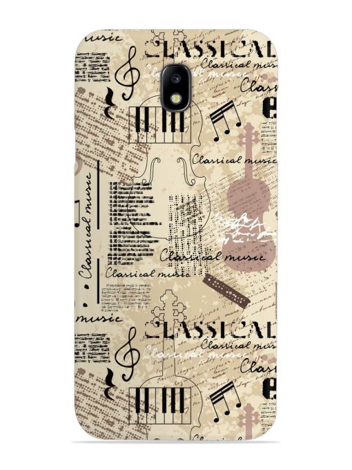 Classical Music Lpattern Snap Case for Samsung Galaxy J7 (2017) Edge Zapvi