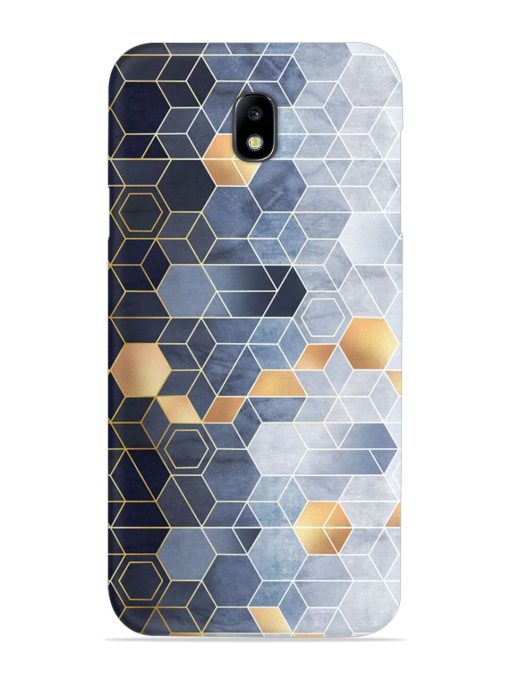 Geometric Abstraction Hexagons Snap Case for Samsung Galaxy J7 (2017) Edge Zapvi