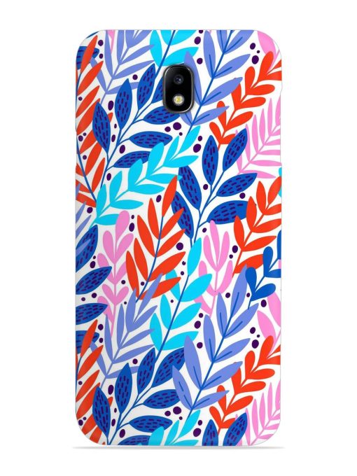 Bright Floral Tropical Snap Case for Samsung Galaxy J7 (2017) Edge Zapvi